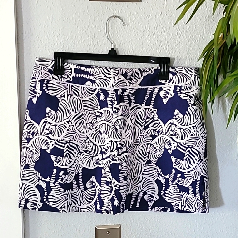 Lilly Pulitzer Zebra Skort 10